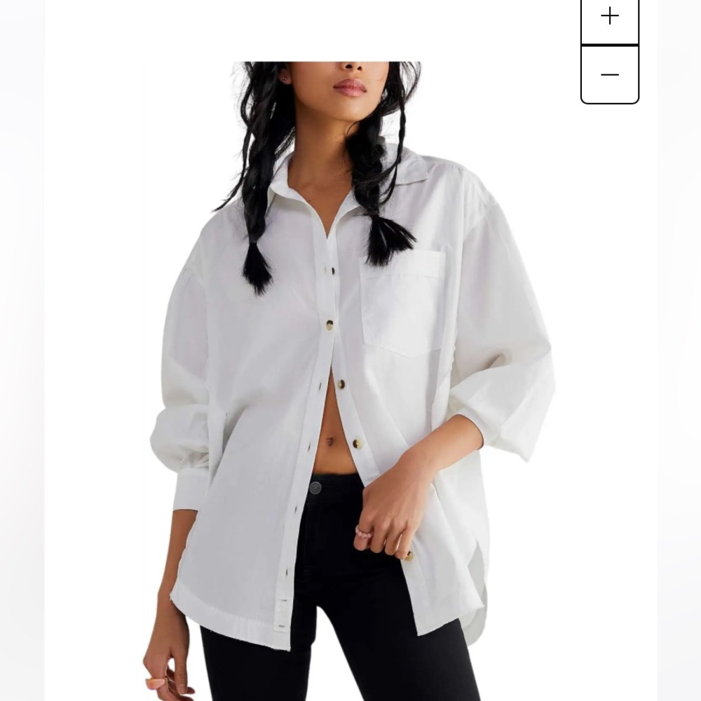 NWT Free People Happy Hour Top in White Size XS